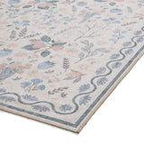 Versailles - H1373- Beige / Blue - Washable - Think Rugs