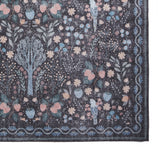 Versailles - H1373-Black / Blue  - Washable - Think Rugs