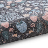 Versailles - H1373-Black / Blue  - Washable - Think Rugs