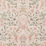 Versailles - H1423 - Beige /  Green   - Washable - Think Rugs