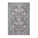 Versailles - H1423 - Dark Blue  - Washable - Think Rugs