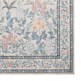 Versailles - H1425 - Beige / Blue   - Washable - Think Rugs