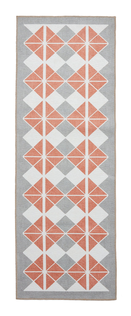 Victoria - Washable - Grey / Orange - H1184