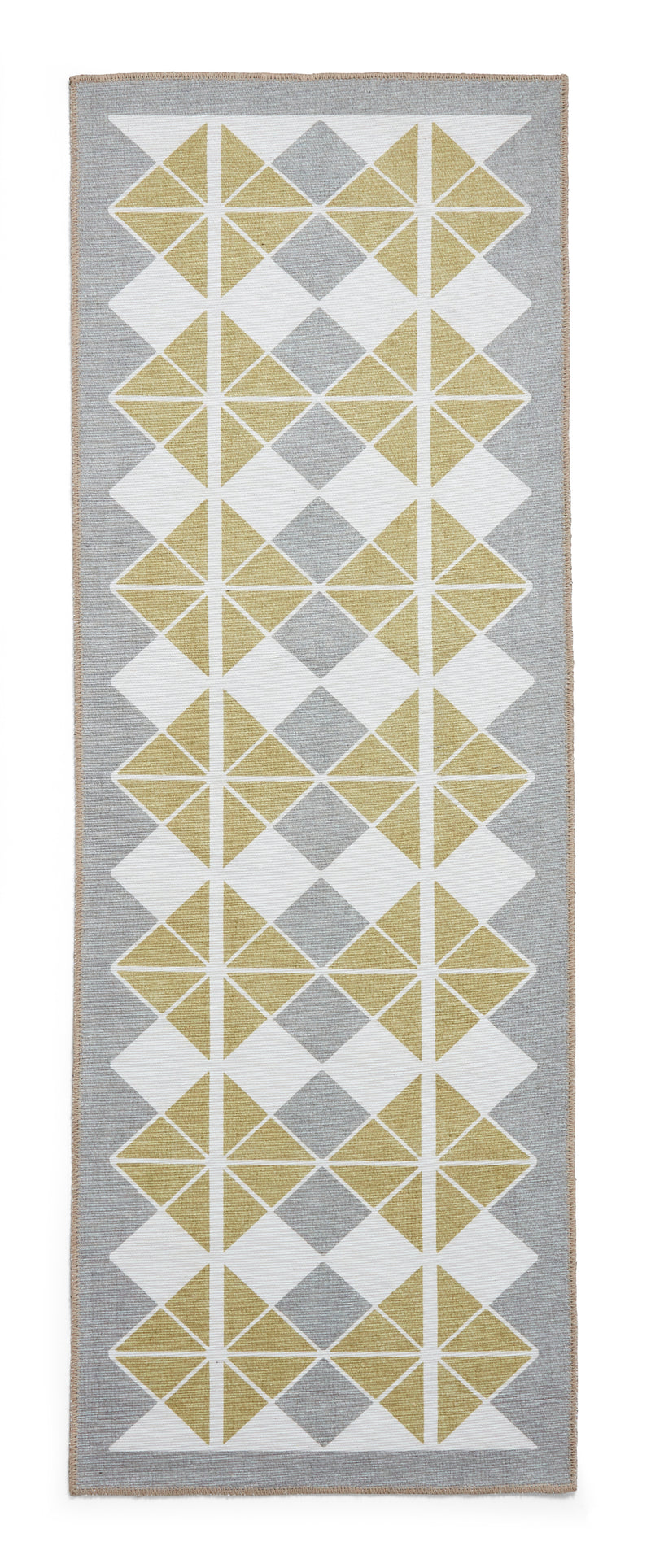 Victoria - Washable - Grey / Yellow- H1184