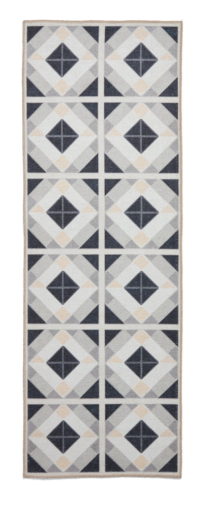 Victoria - Washable - Grey / Beige- H1190