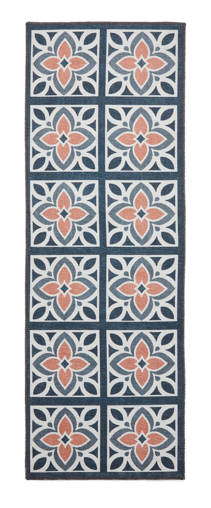 Victoria - Washable - Grey / Orange - H1191