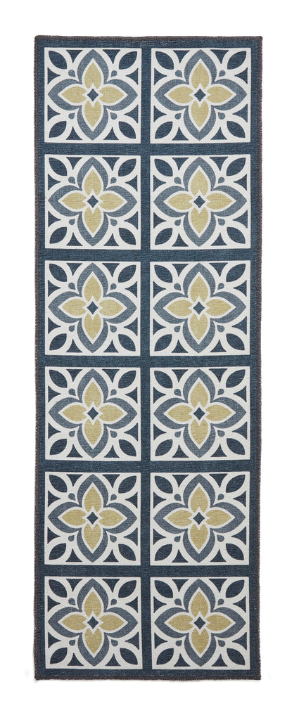 Victoria - Washable - Grey / Yellow- H1191