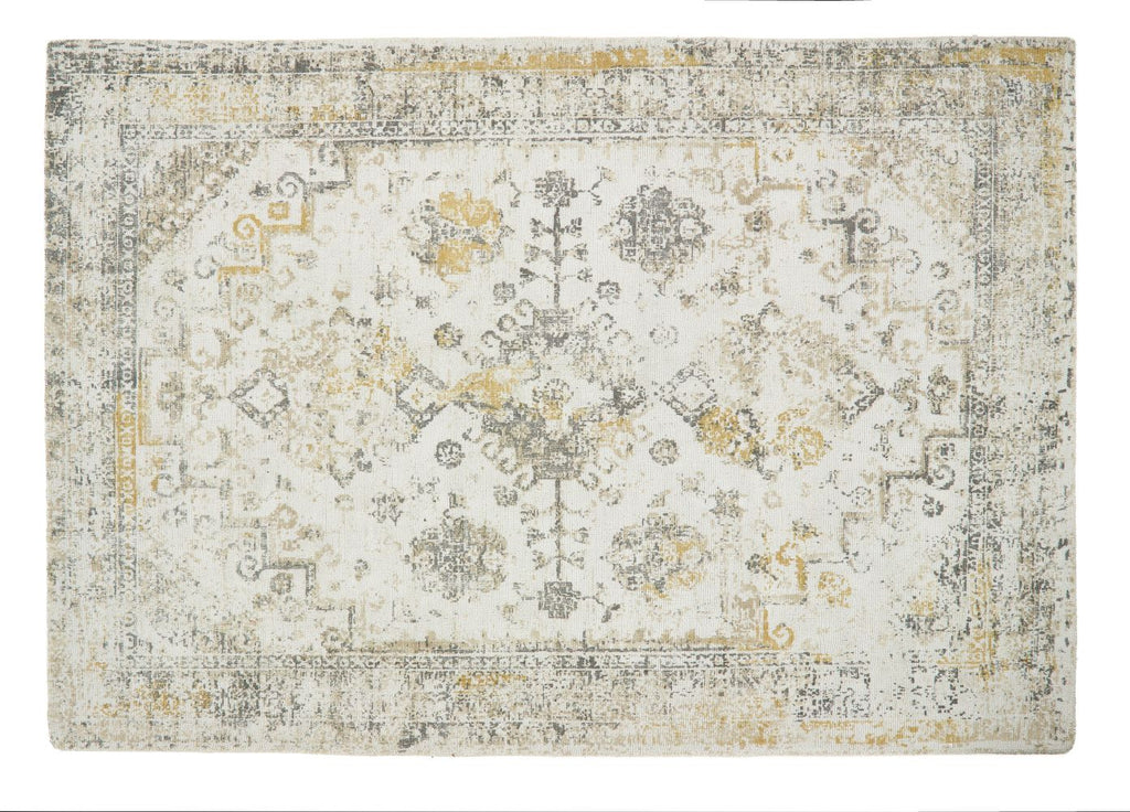 Vogue - Light Grey / Ochre- Origins-  Phoenox Rugs