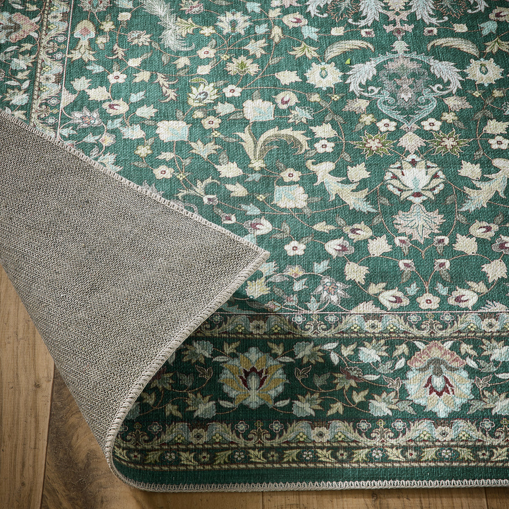 Washable Range - Windsor Emerald -  Pheonox Rug