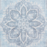 Zahra - Washable - S0063 - Blue - Think Rugs