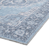 Zahra - Washable - S0063 - Blue - Think Rugs