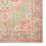 Zahra - Washable - S0063 - Green / Pink - Think Rugs