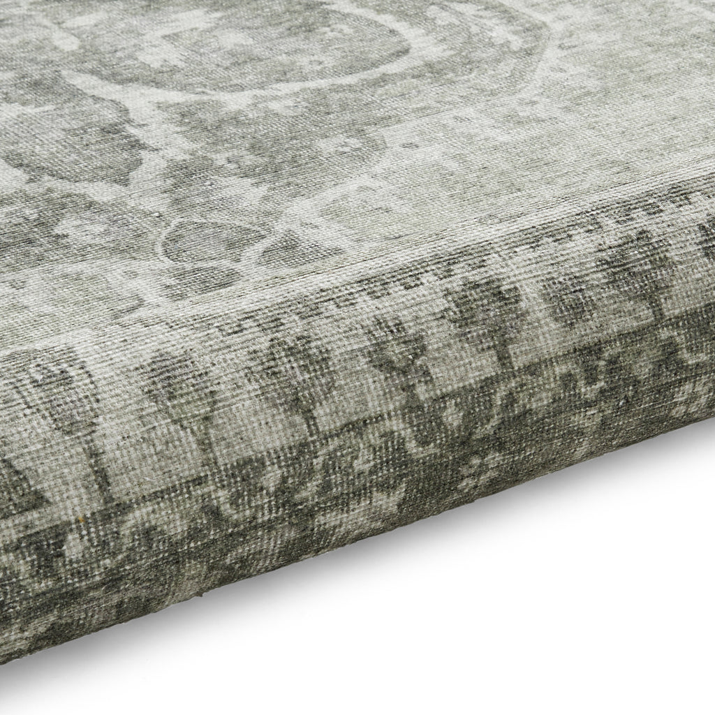 Zahra - Washable - S0063 - Green - Think Rugs