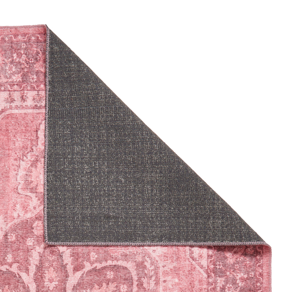 Zahra - Washable - S0063 - Pink - Think Rugs