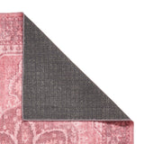 Zahra - Washable - S0063 - Pink - Think Rugs