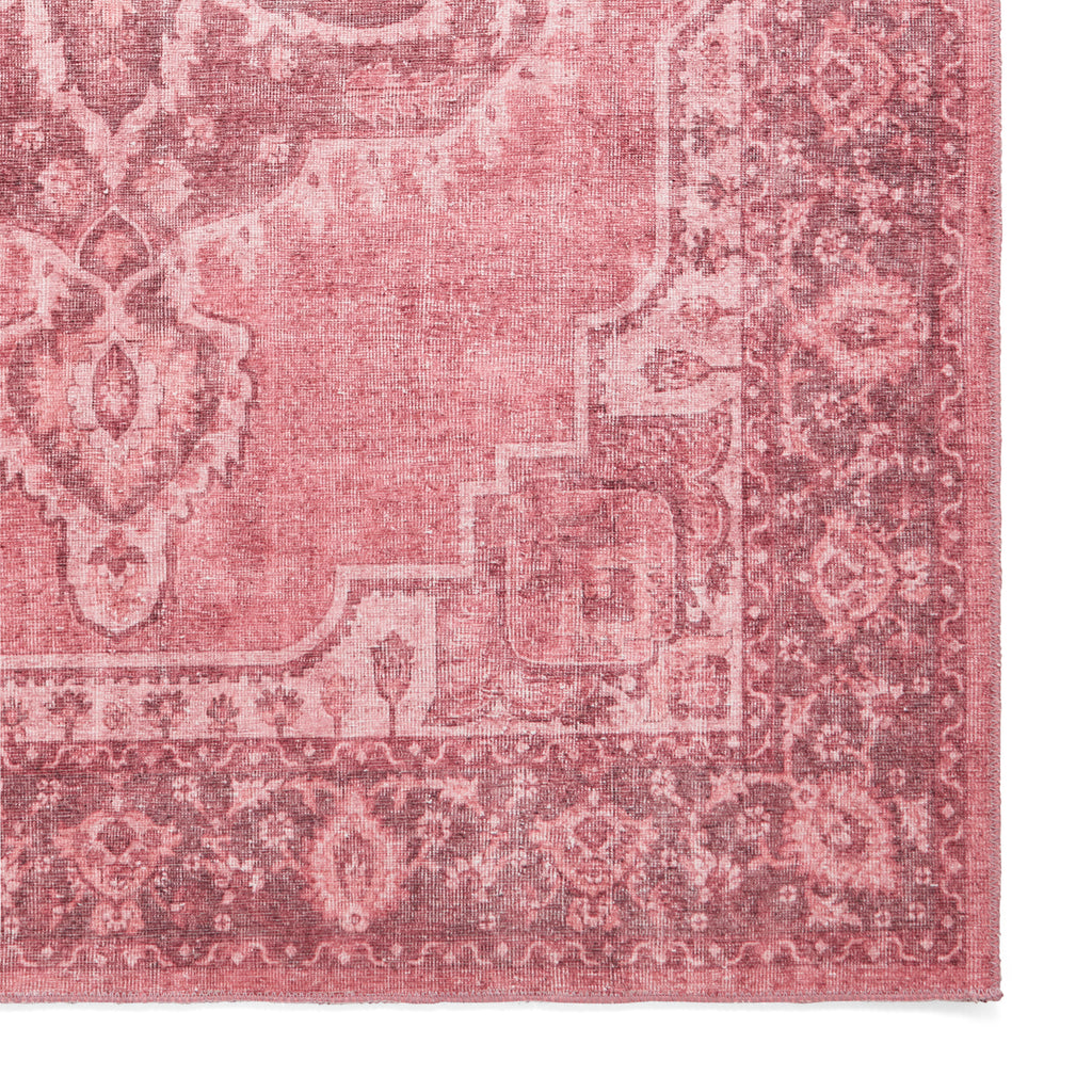 Zahra - Washable - S0063 - Pink - Think Rugs