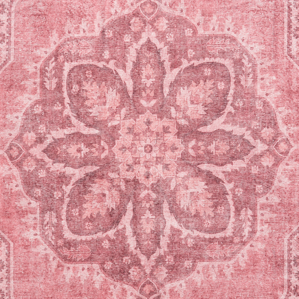 Zahra - Washable - S0063 - Pink - Think Rugs