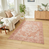 Zahra - Washable - S0063 - Terracotta - Think Rugs