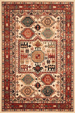 Kashqai 100% Pure New Wool - 4306/100 -  Rugs and Runners - MC