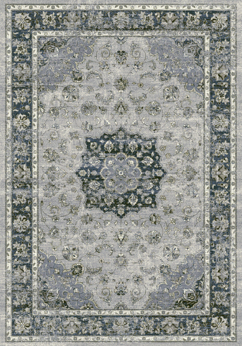 Da Vinci Rugs/Runners/Circles - 057 - 0559 9686 - Blue/Grey - MC