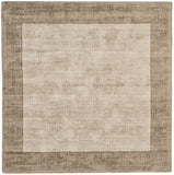 BLADE BORDER RUGS (SQUARE RUGS AVAILABLE) SMOKE PUTTY -AC