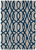MATRIX WOOL RUGS  AND RUNNERS - MAX36 WIRE BLUE-  AC