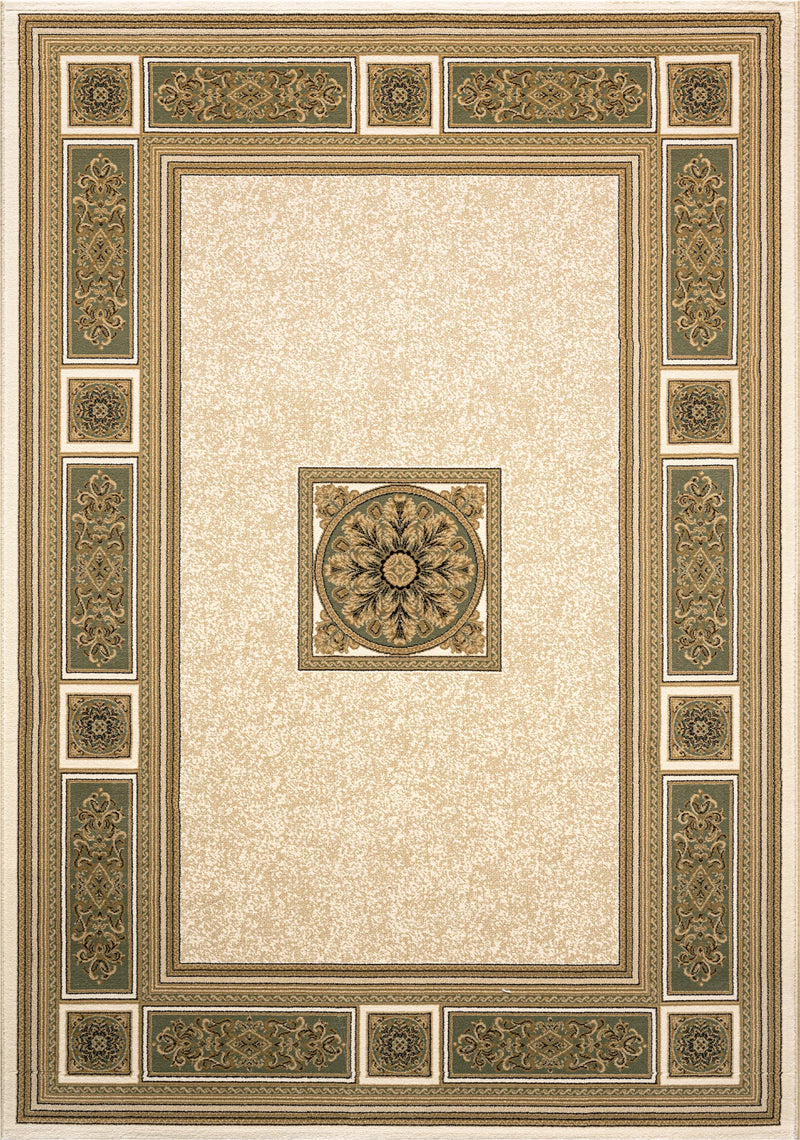 Da Vinci Rugs/Runners/Circles - 057 - 0801 6444- Gold/green