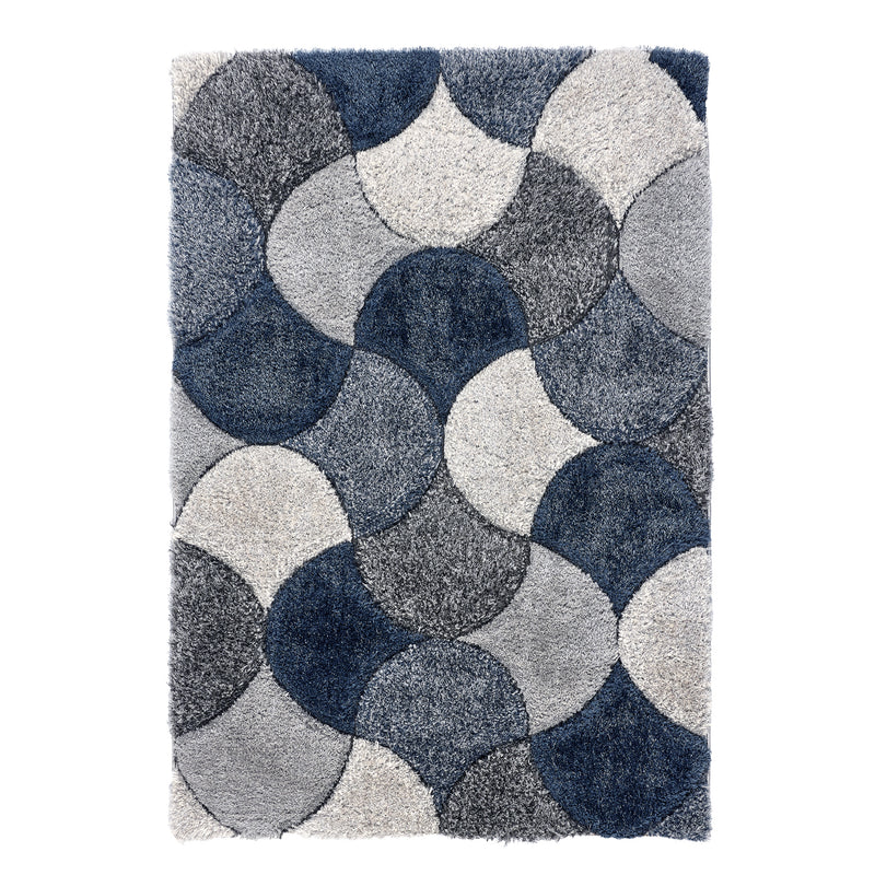 3d Scallop -Navy- Pheonox Rugs