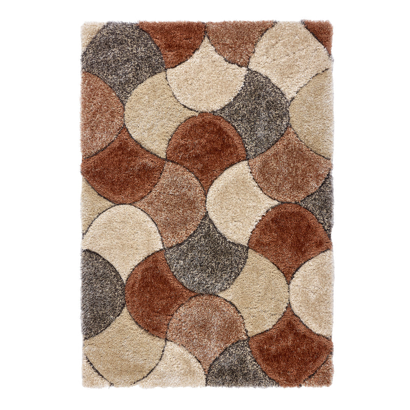 3d Scallop -Terracotta -   Pheonox Rugs
