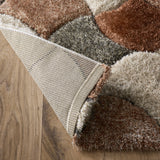 3d Scallop -Terracotta -   Pheonox Rugs