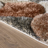 3d Scallop -Terracotta -   Pheonox Rugs