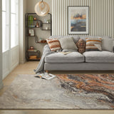Amara - AMA101 - Ivory / Grey / Taupe  - Rama (Concept Looms)