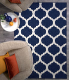 Antibes - Indoor / Outdoor - AN02 - Blue Trellis- Asiatic London