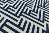Antibes - Indoor / Outdoor - AN04 - Blue / White Linear - Asiatic London