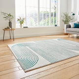 Apollo Modern Linear Grey / Green 2683