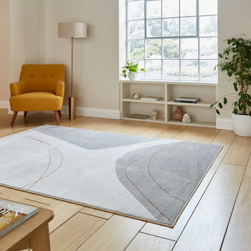 Apollo Modern Abstract Grey / Rose E9974