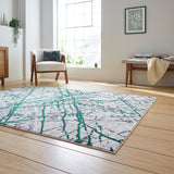 Artemis Modern Abstract Green / Silver B8403A