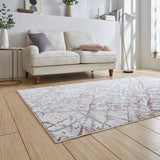Artemis Modern Abstract Pink / Silver B8403A