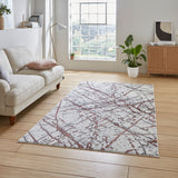 Artemis Modern Abstract Pink / Silver B8403A