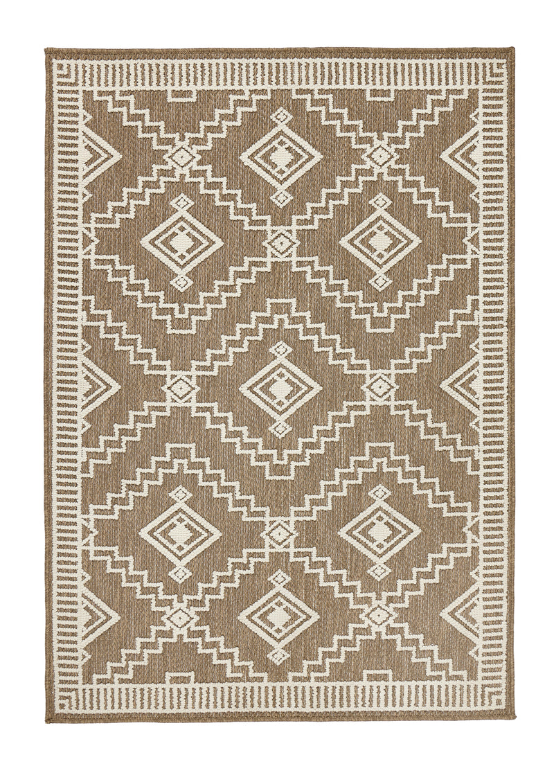 Atlas Weave - Diamond - Coffee-  Pheonox Rugs