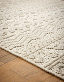 Atlas Weave - Graphic- Cream-  Pheonox Rugs