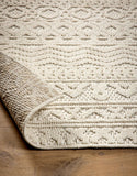 Atlas Weave - Graphic- Cream-  Pheonox Rugs