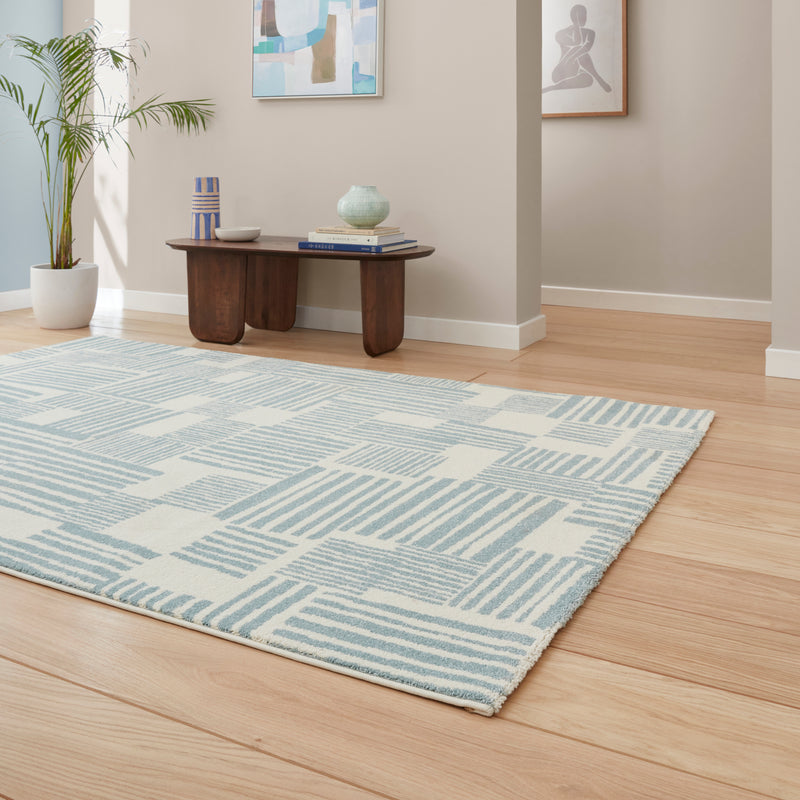 Blocks - Blue -  Catherine Lansfield - Think Rugs