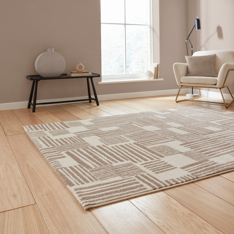 Blocks - Natural -  Catherine Lansfield - Think Rugs