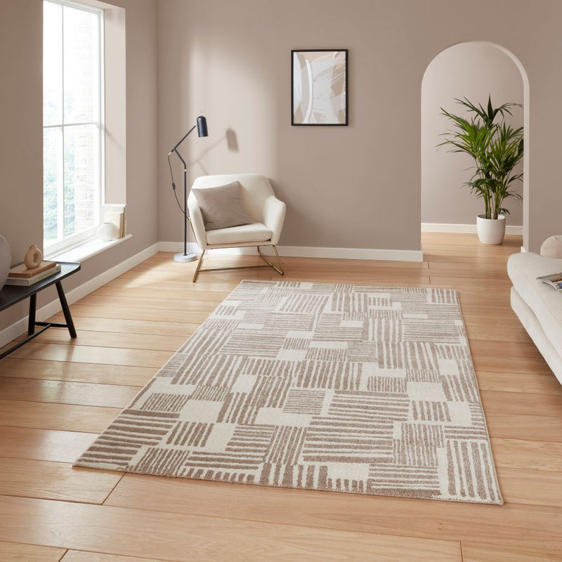 Blocks - Natural -  Catherine Lansfield - Think Rugs
