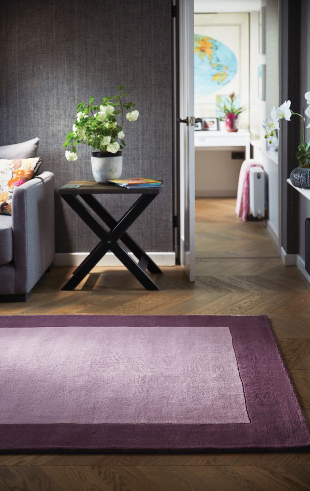 Borders - Mauve - Origins - Phoenox Rugs