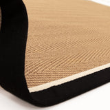 Bordo - Herringbone - Charcoal Cream -  Asiatic London