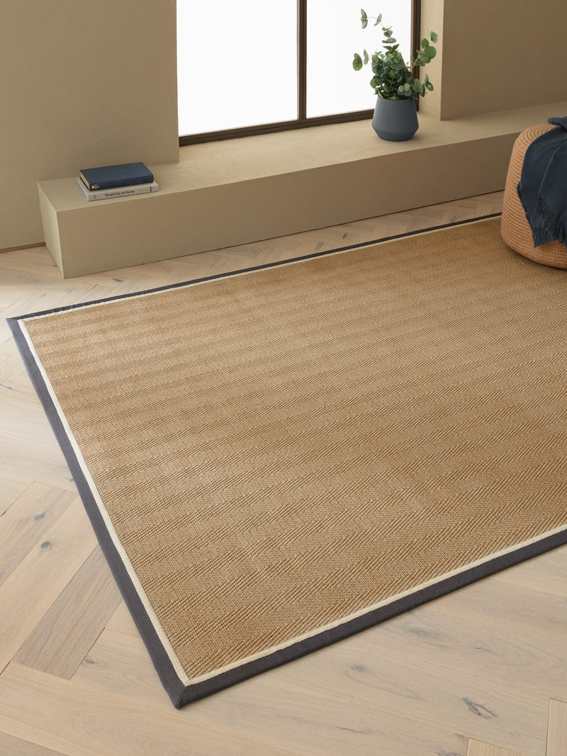 Bordo - Herringbone - Slate Cream -  Asiatic London