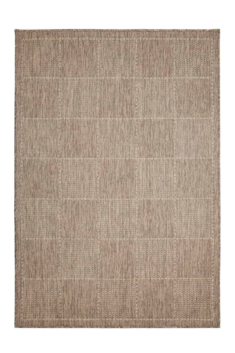 Flatweave Gel - Check- Latte- Anti--Slip- Melrose Interiors