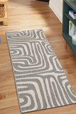 County - Flatweave - Zebra- Grey-  Indoor / Outdoor - Melrose Interiors